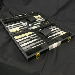 Backgammon en simili cuir