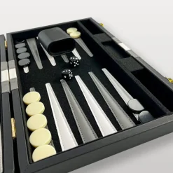 Backgammon en simili cuir
