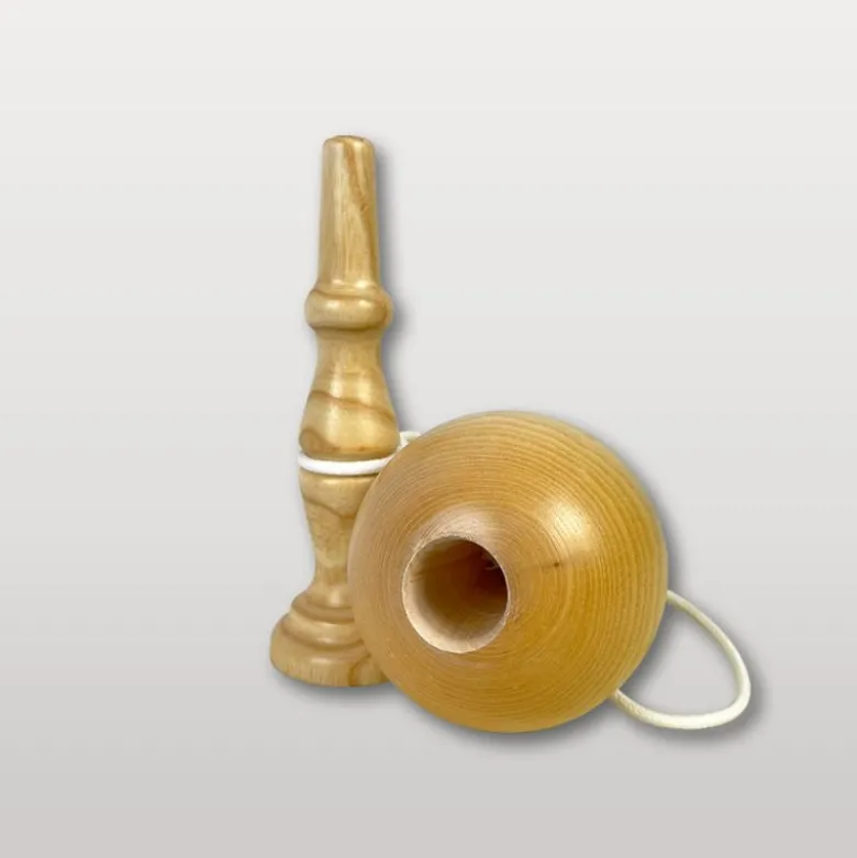 Bilboquet Bois Naturel20 cm