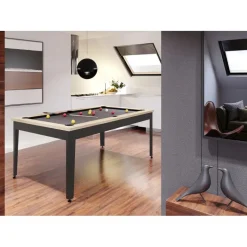 Billard EASY - Table de billard convertible en table à manger | Livraison France