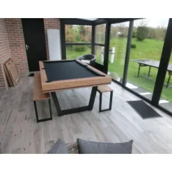 Billard Harmony V. Inox, et bois Massif