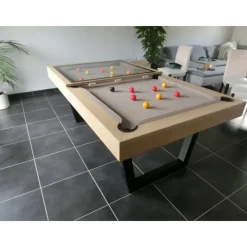 Billard Harmony V. Inox, et bois Massif
