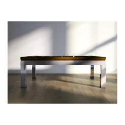 Billard New Tendance C. Inox : un billard haut de gamme en inox et bois massif