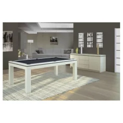 billard Novea, convertible en table, Blanc brillant + 20 autres coloris
