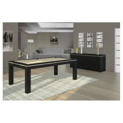 billard Novea, convertible en table, Blanc brillant + 20 autres coloris