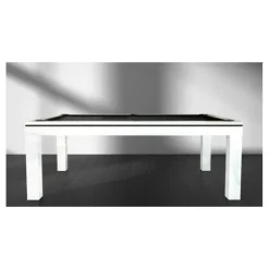 billard Novea, convertible en table, Blanc brillant + 20 autres coloris