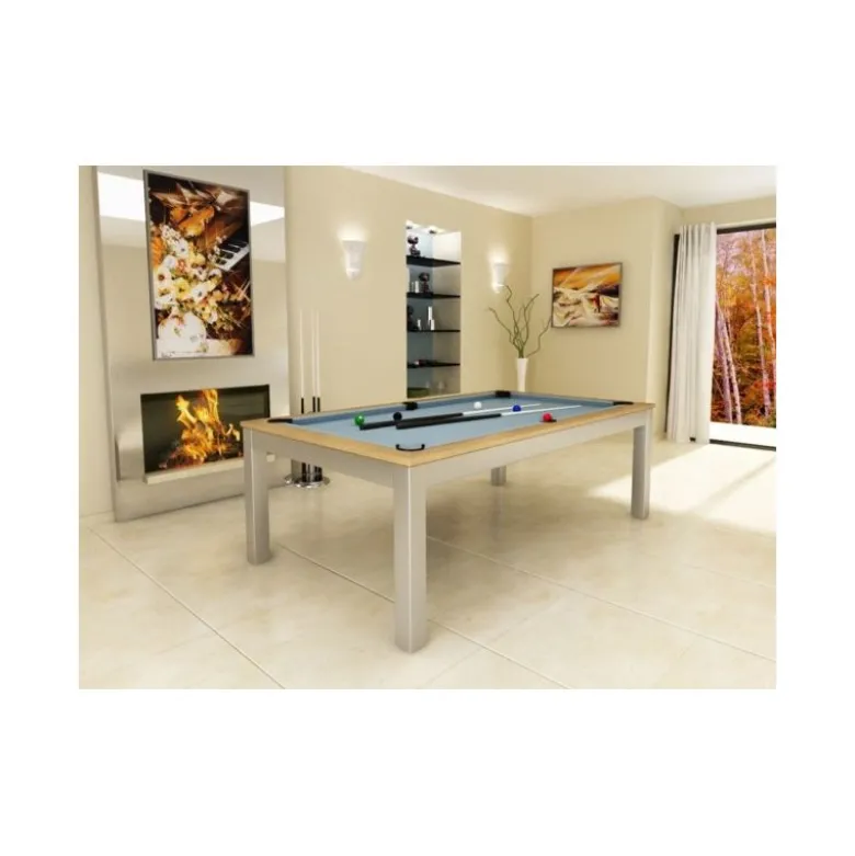 Billard transformable en table : Steel Tendance, collection Excellence