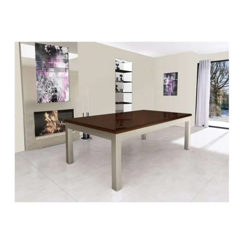 Billard transformable en table : Steel Tendance, collection Excellence