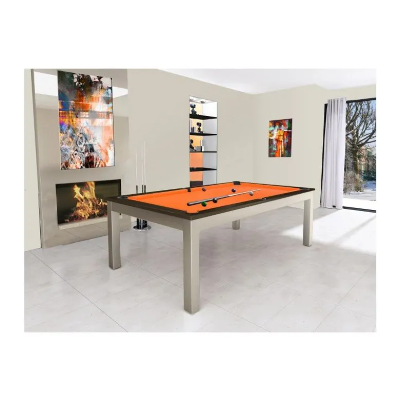 Billard transformable en table : Steel Tendance, collection Excellence