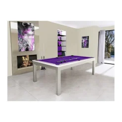 Billard transformable en table : Steel Tendance, collection Excellence
