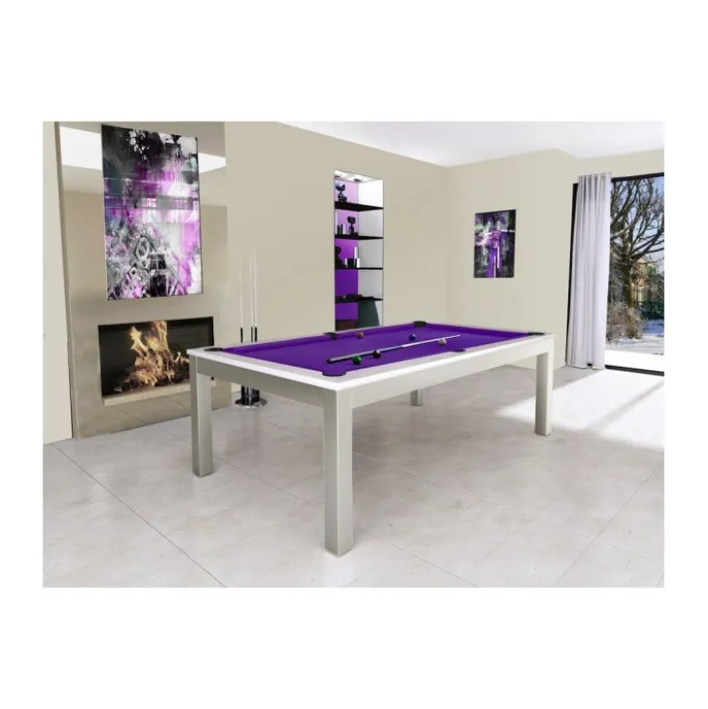 Billard transformable en table : Steel Tendance, collection Excellence