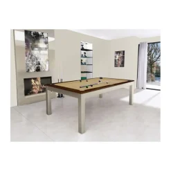 Billard transformable en table : Steel Tendance, collection Excellence