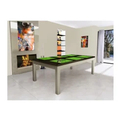 Billard transformable en table : Steel Tendance, collection Excellence