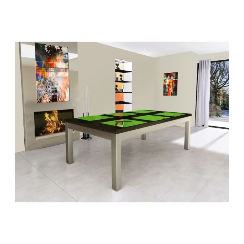 Billard transformable en table : Steel Tendance, collection Excellence