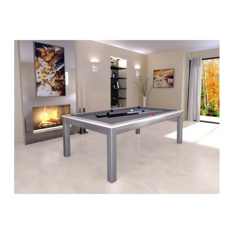 Billard transformable en table : Steel Tendance, collection Excellence