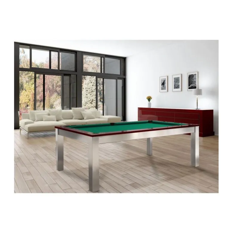 Billard transformable en table : Steel Tendance, collection Excellence