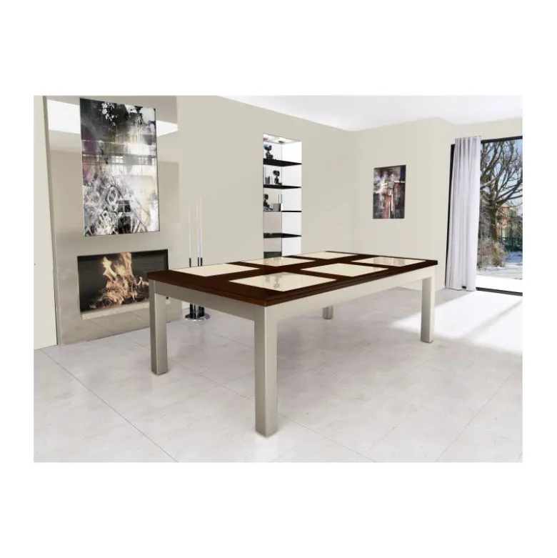 Billard transformable en table : Steel Tendance, collection Excellence