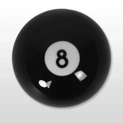 Bille de billard noir ARAMITH n8 57mm