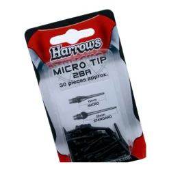 Blister de 30 pointes 2BA noirs longues