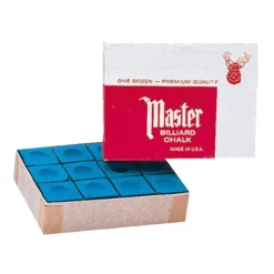Boite de 12 craies Master bleues
