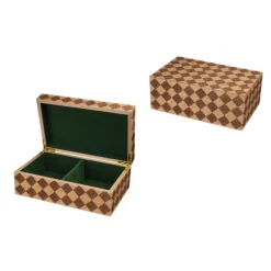 Boîte à pièces d'échecs 237 x 150 x 90 mm
