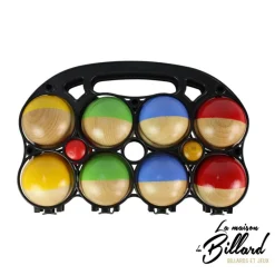 Boule de pétanque en bois, fabrication française