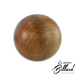 Boule en hêtre 70 mm pour jeu passe boule ou boule à la pente