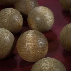Boule en hêtre teintée 45 mm