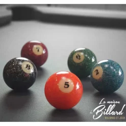 Boules de billard américain STONE 57,2 mm, Édition collector d’Aramith