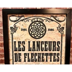 Cadre déco fléchettes (Fabrication Artisanale Française)
