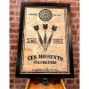 Cadre déco Moments fléchettes (Fabrication Artisanale Française)