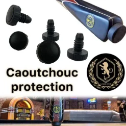 Caoutchouc protection fut de la queue de billard