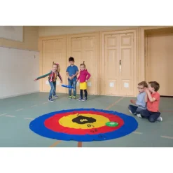 Cible à frisbee + 3 frisbee, un jeu d'extérieur familial.