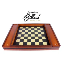 coffret jeu en bois échec et dames