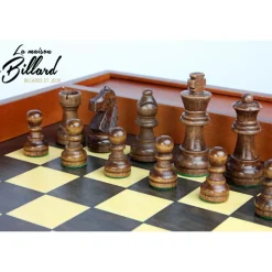 coffret jeu en bois échec et dames