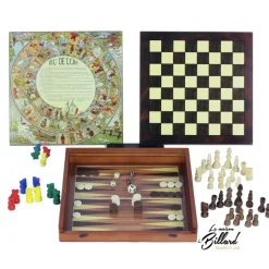 Coffret 5 jeux en bois Vintage - Style 1930