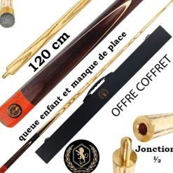 Coffret Lord Cue Nano T700 120 cm : La qualité pour les petits joueurs ou pour les coups courts