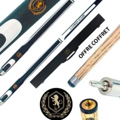 Coffret Lord-Cue Xtrem-Shot : une queue 2 en 1 pour performer au Pool Anglais