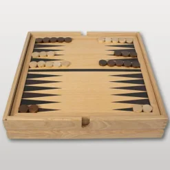 Coffret multi jeux en bois finition Luxe (20 jeux)