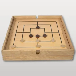 Coffret multi jeux en bois finition Luxe (20 jeux)