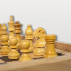 Coffret multi jeux en bois finition Luxe (20 jeux)