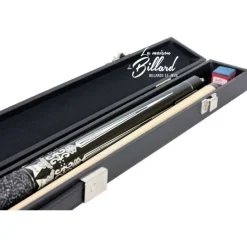 Coffret queue billard américain Noir et blanc