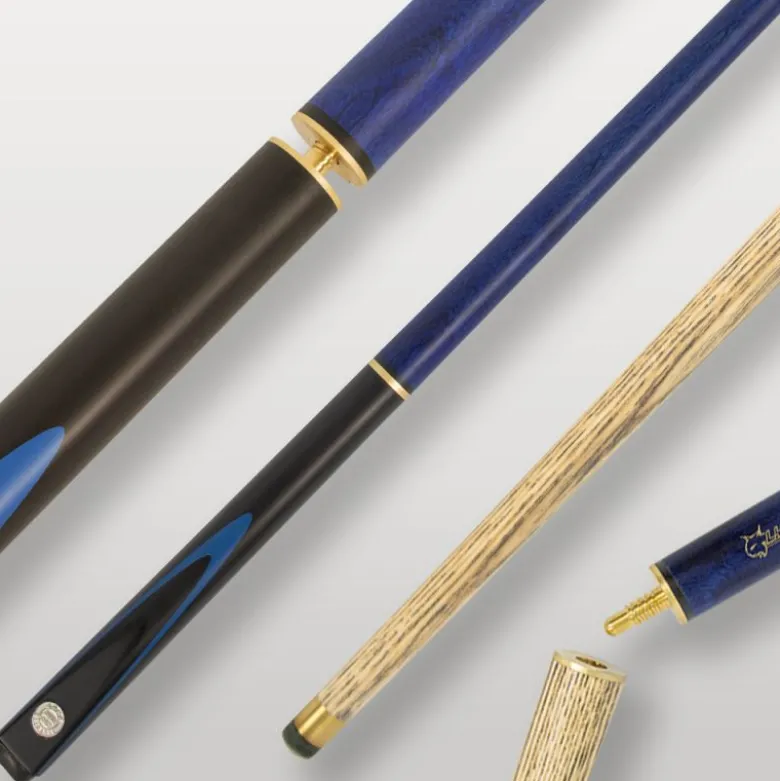 coffret Queue de billard bleu 3 parties 145 - 120 ou 100 cm
