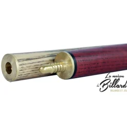 Coffret queue de billard bordeaux