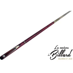 Coffret queue de billard bordeaux