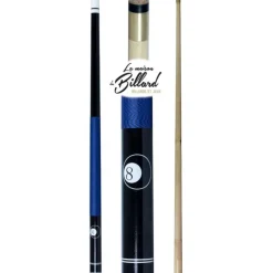 Coffret queue de billard mixte bleue et noir