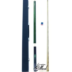 Coffret queue de billard 3 parties avec mallette et craie