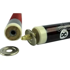 Coffret queue de billard Rouge. Modulable (taille + poids)