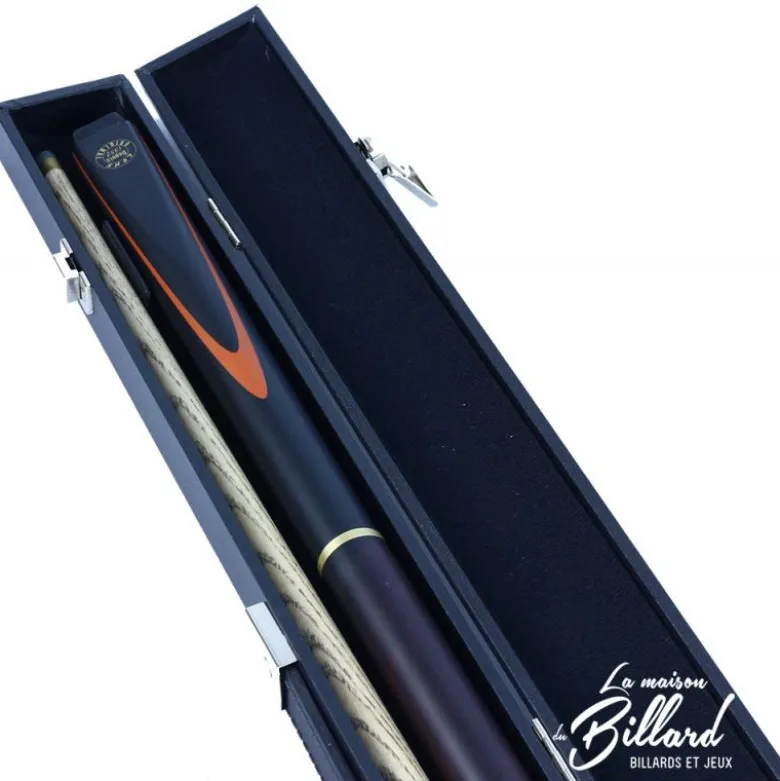 Coffret Queue de billard rouge 3 parties Snooker et 8-pool