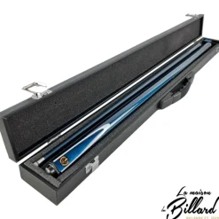 Coffret Queue en fibre Lord-Cue Bleu : perfectionnez votre jeu avec cette queue 3 en 1